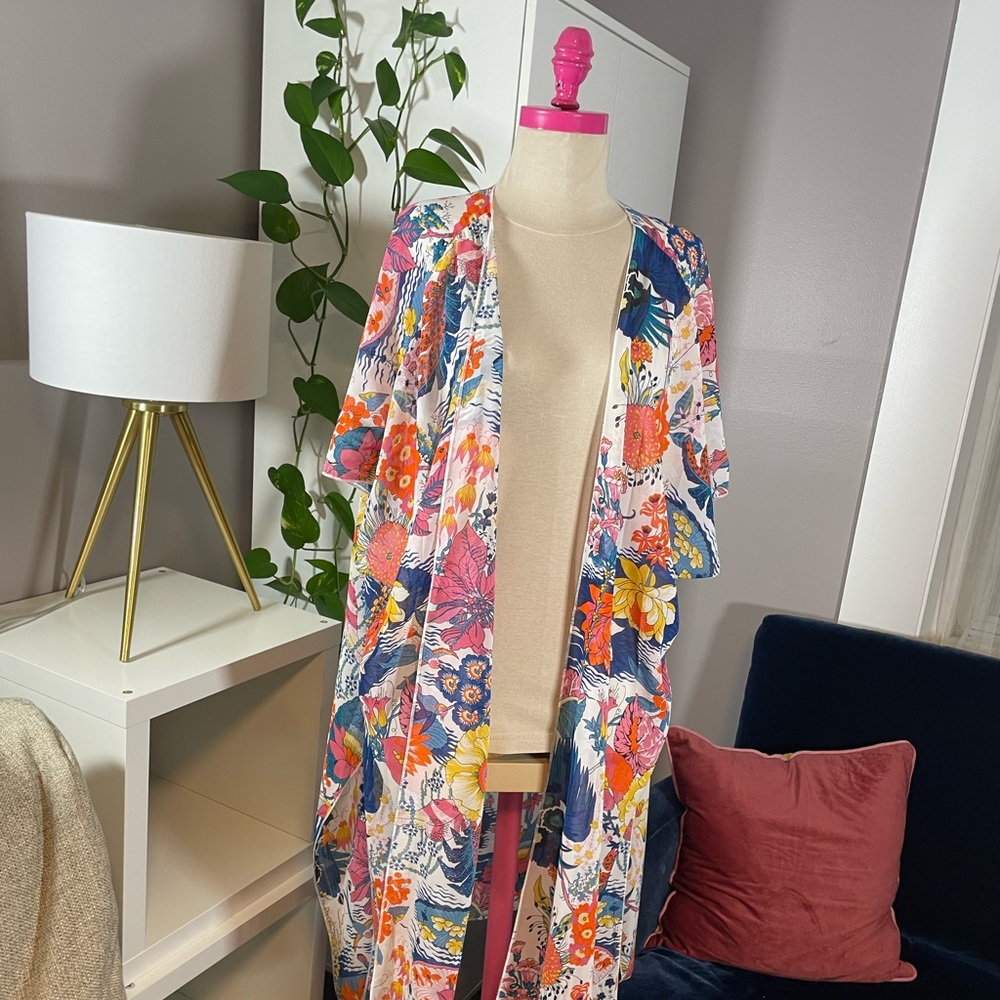 SOLD Chiffon kimono cover-up